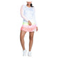 Women`s Sunset Spin Long Sleeve Tennis Top White Apparel Lucky In Love