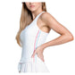 Women`s Revival Rib Tennis Tank White Apparel Lucky In Love