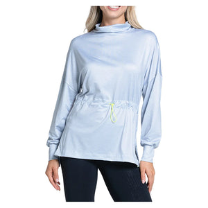 Women`s Layer Up Tennis Tunic Heather Grey Apparel Lucky In Love