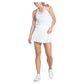 Women`s Retro Revival Tennis Tank with Bra White Apparel Lucky In Love