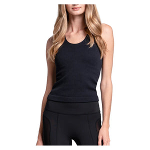 Women`s Seamless Scoop Neck Tennis Tank With Bra Apparel Lucky In Love