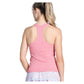Women`s Seamless Scoop Neck Tennis Tank with Bra Apparel Lucky In Love