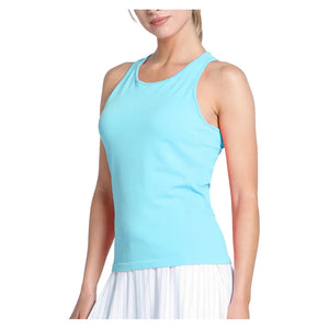 Women`s Seamless High Neck Tennis Tank with Bra Bahama Apparel Lucky In Love