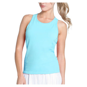 Women`s Seamless High Neck Tennis Tank with Bra Bahama Apparel Lucky In Love