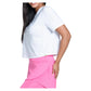 Women's LUV Power Box Tennis Top Black Apparel Lucky In Love