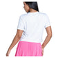 Women's LUV Power Box Tennis Top Black Apparel Lucky In Love