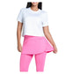 Women's LUV Power Box Tennis Top White Apparel Lucky In Love