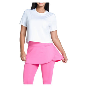 Women's LUV Power Box Tennis Top White Apparel Lucky In Love