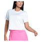 Women's LUV Power Box Tennis Top White Apparel Lucky In Love