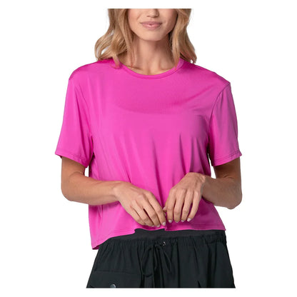 Women`s Powerbox Tennis Tee Mulberry Apparel Lucky In Love