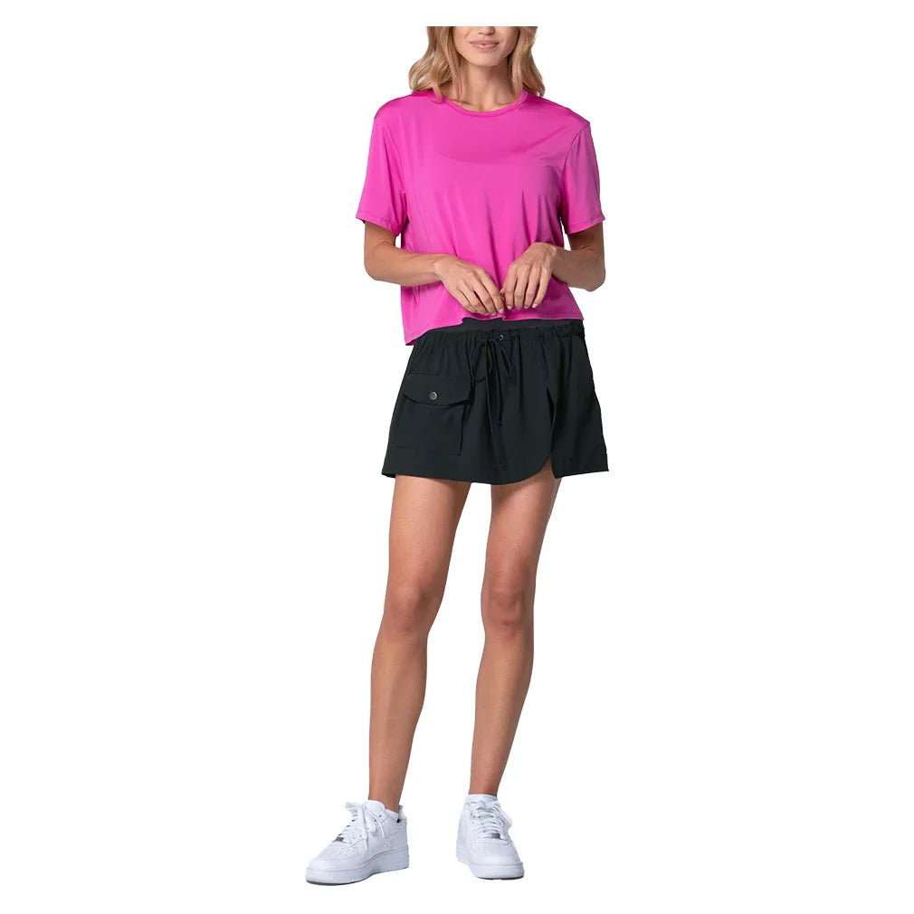Women`s Powerbox Tennis Tee Mulberry Apparel Lucky In Love