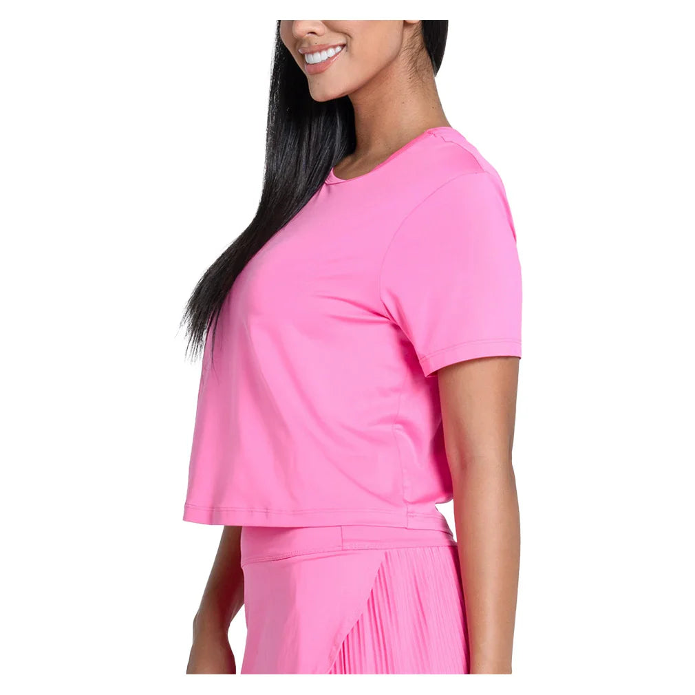 Women`s LUV Power Box Tennis Top Taffy Apparel Lucky In Love