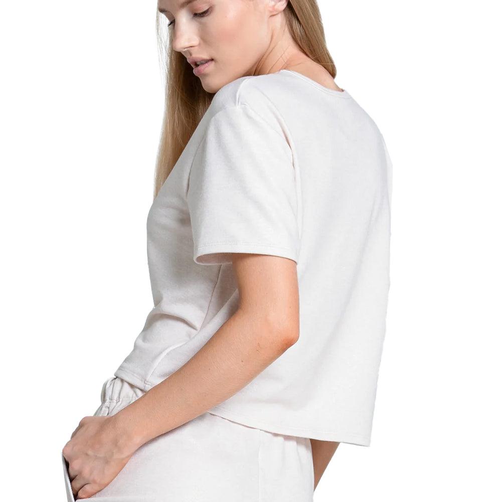 Women`s Renew Heather Short Sleeve Tennis Top Apparel Lucky In Love