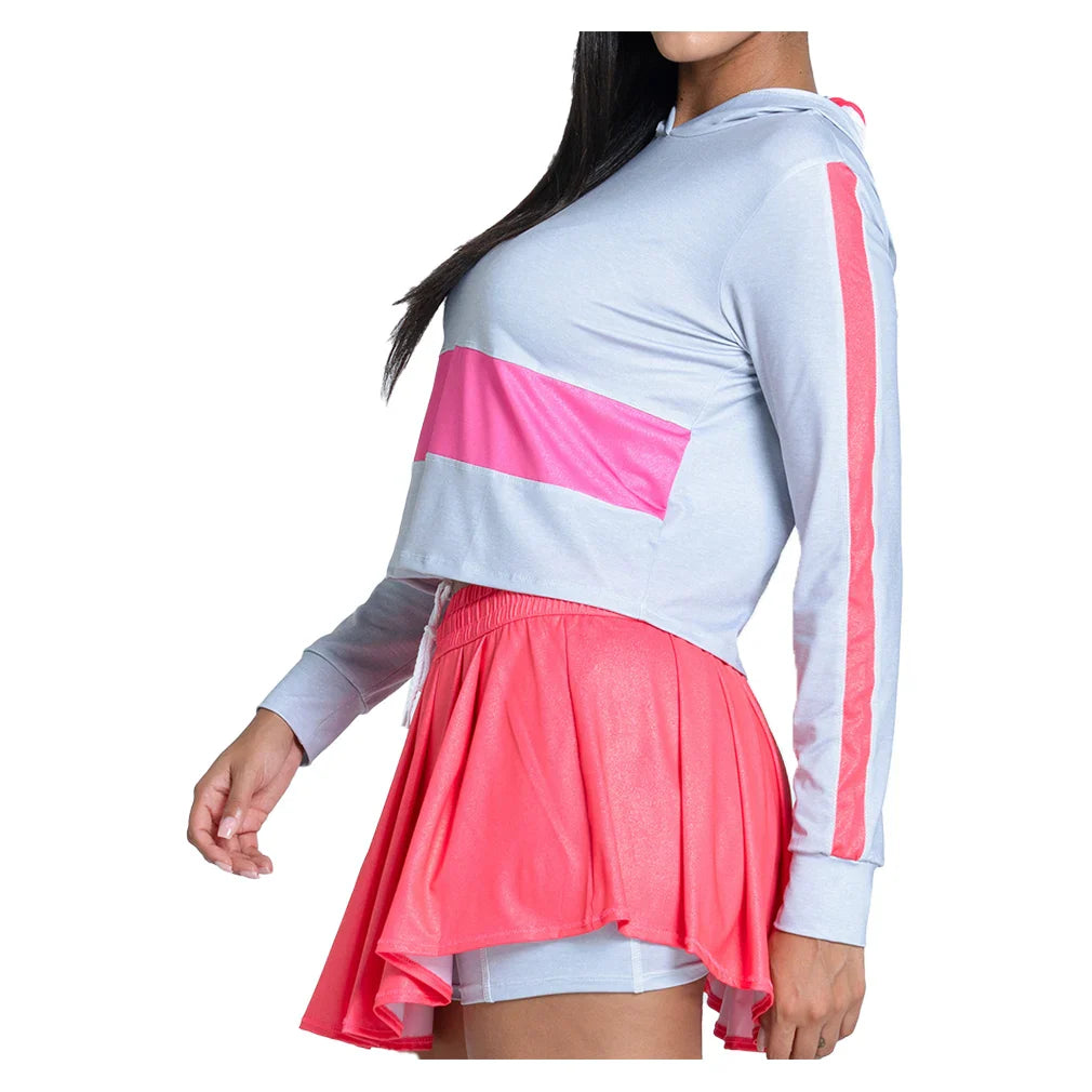 Women`s All That Shimmers Tennis Hoodie Apparel Lucky In Love