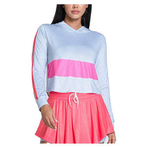 Women`s All That Shimmers Tennis Hoodie Apparel Lucky In Love