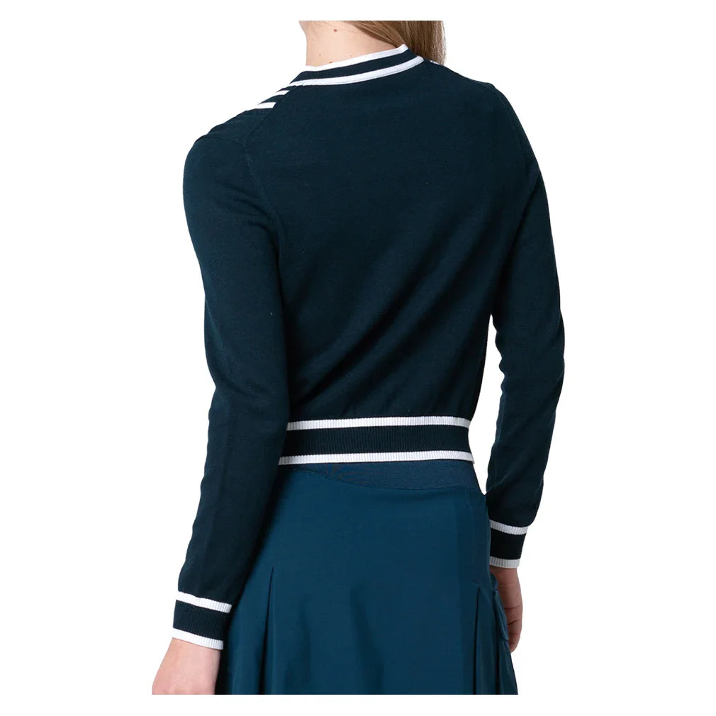 Women`s Victory V-Neck Tennis Sweater Apparel Lucky In Love