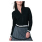 Women`s Rally Mock Neck Tennis Cardigan Apparel Lucky In Love