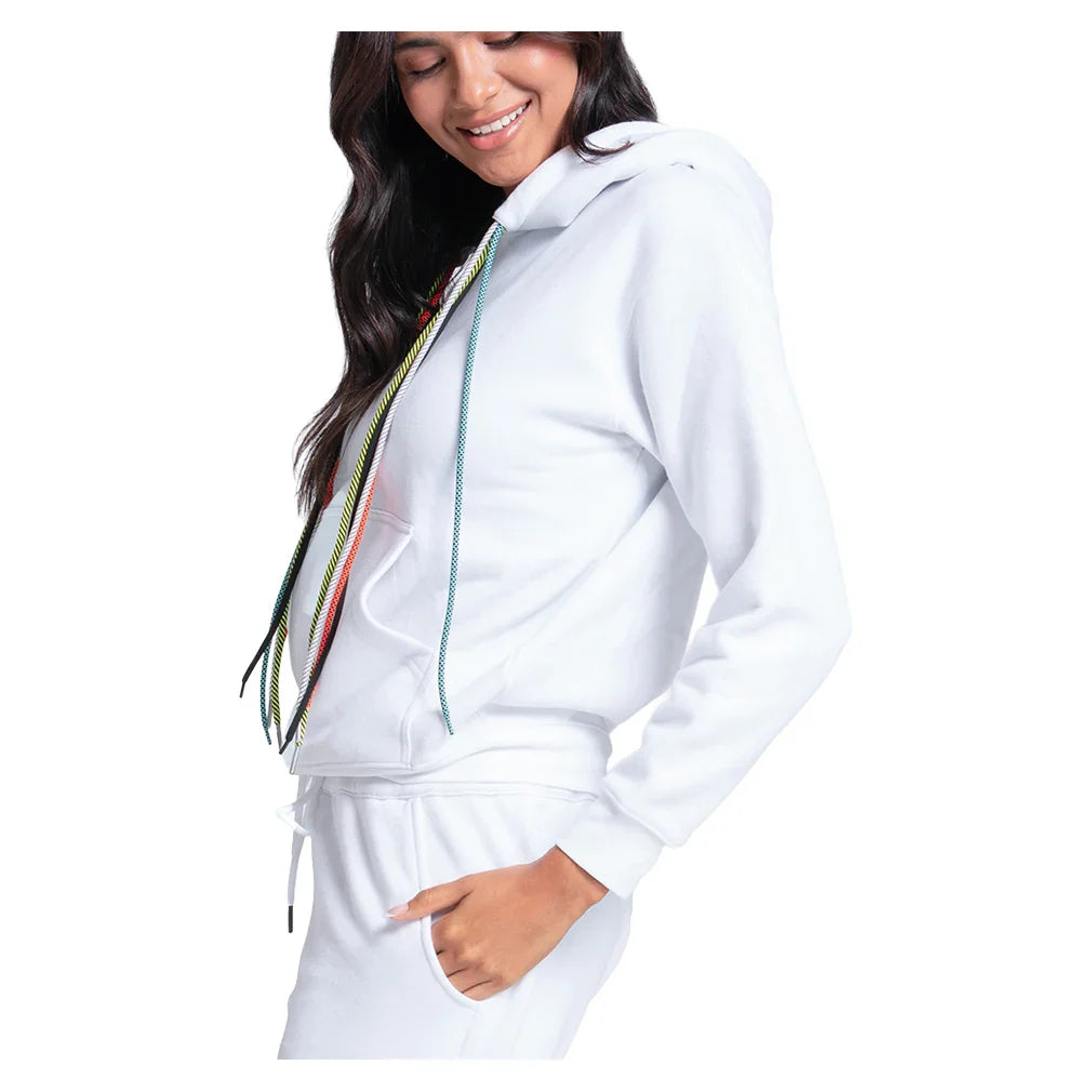 Women`s Chroma Cord Tennis Hoodie Apparel Lucky In Love