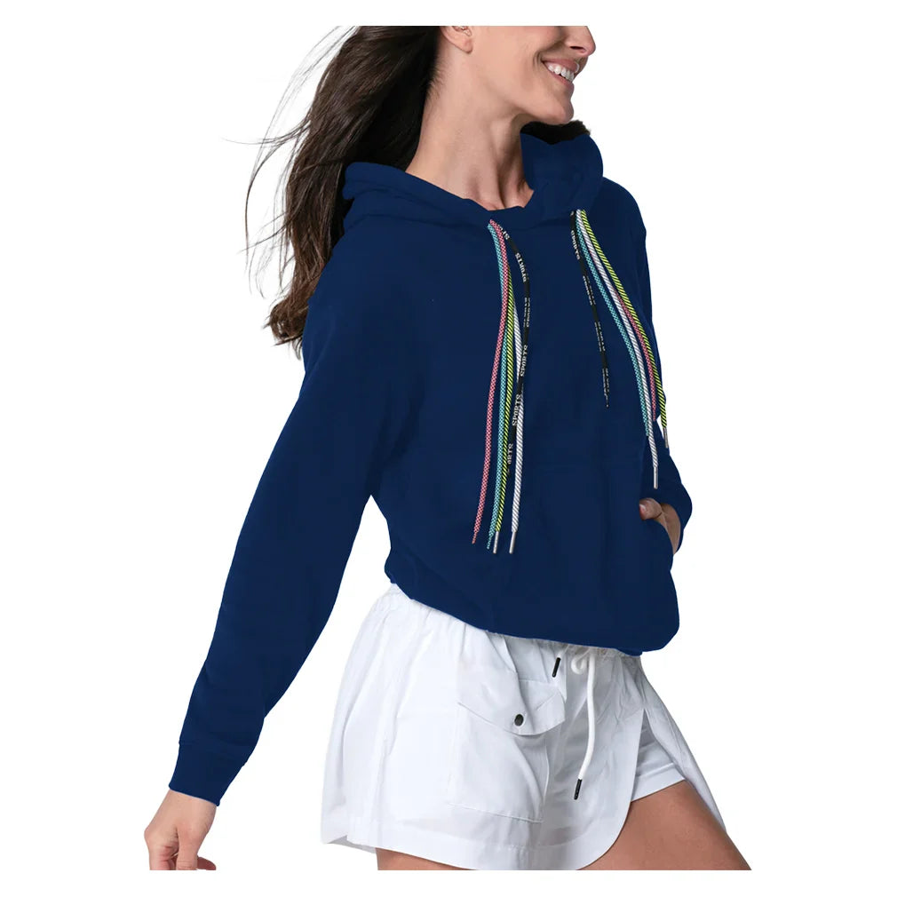 Women`s Chroma Cord Tennis Hoodie Apparel Lucky In Love