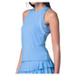 Women`s High Neck Action Tennis Tank with Bra Periwinkle Apparel Lucky In Love