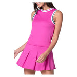 Women`s Love Set Muscle Tennis Tank Mulberry Apparel Lucky In Love