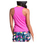 Women`s Clubhouse Tennis Tank with Bra Mulberry Apparel Lucky In Love