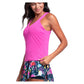 Women`s Clubhouse Tennis Tank with Bra Mulberry Apparel Lucky In Love
