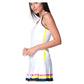 Women`s Love Bound Tennis Tank with Bra White Apparel Lucky In Love