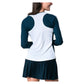 Women`s Love Bound Long Sleeve Tennis Top White Apparel Lucky In Love