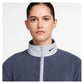 Women's Therma-FIT Victory Long-Sleeve 1/2-Zip Tennis Top Sanded Purple and Ghost Apparel Nike