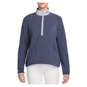 Women's Therma-FIT Victory Long-Sleeve 1/2-Zip Tennis Top Sanded Purple and Ghost Apparel Nike