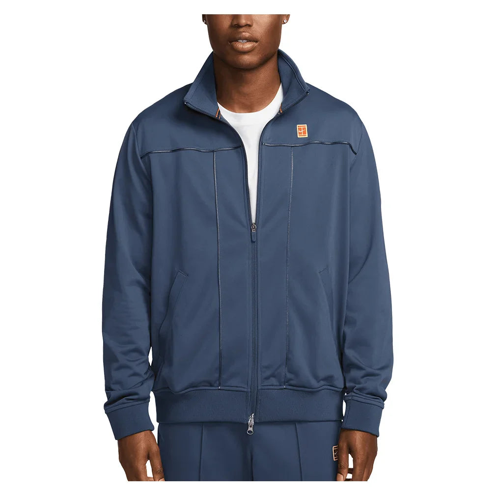 Men`s Court Heritage Tennis Jacket Thunder Blue Apparel Nike