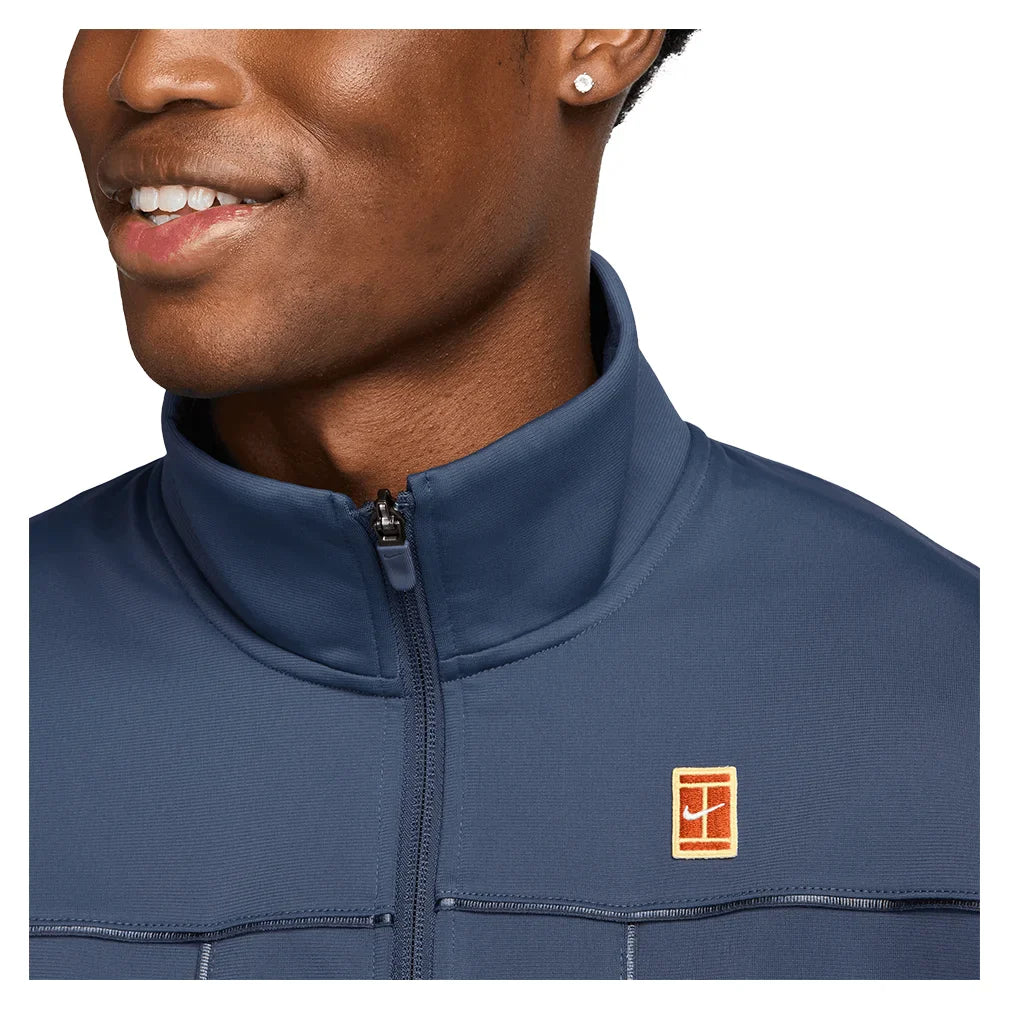 Men`s Court Heritage Tennis Jacket Thunder Blue Apparel Nike