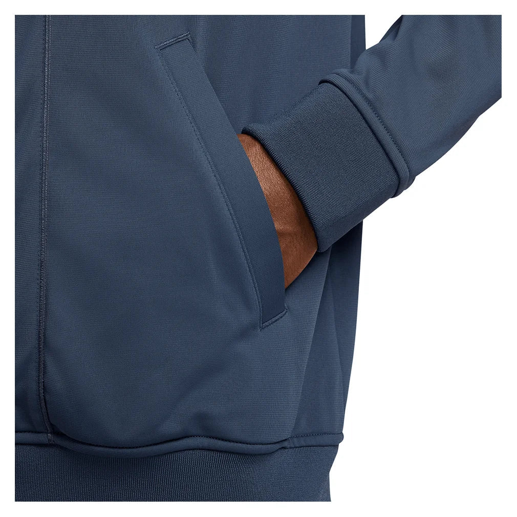 Men`s Court Heritage Tennis Jacket Thunder Blue Apparel Nike