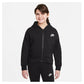 Girls' Sportswear Club Fleece Full-Zip Hoodie Apparel Nike