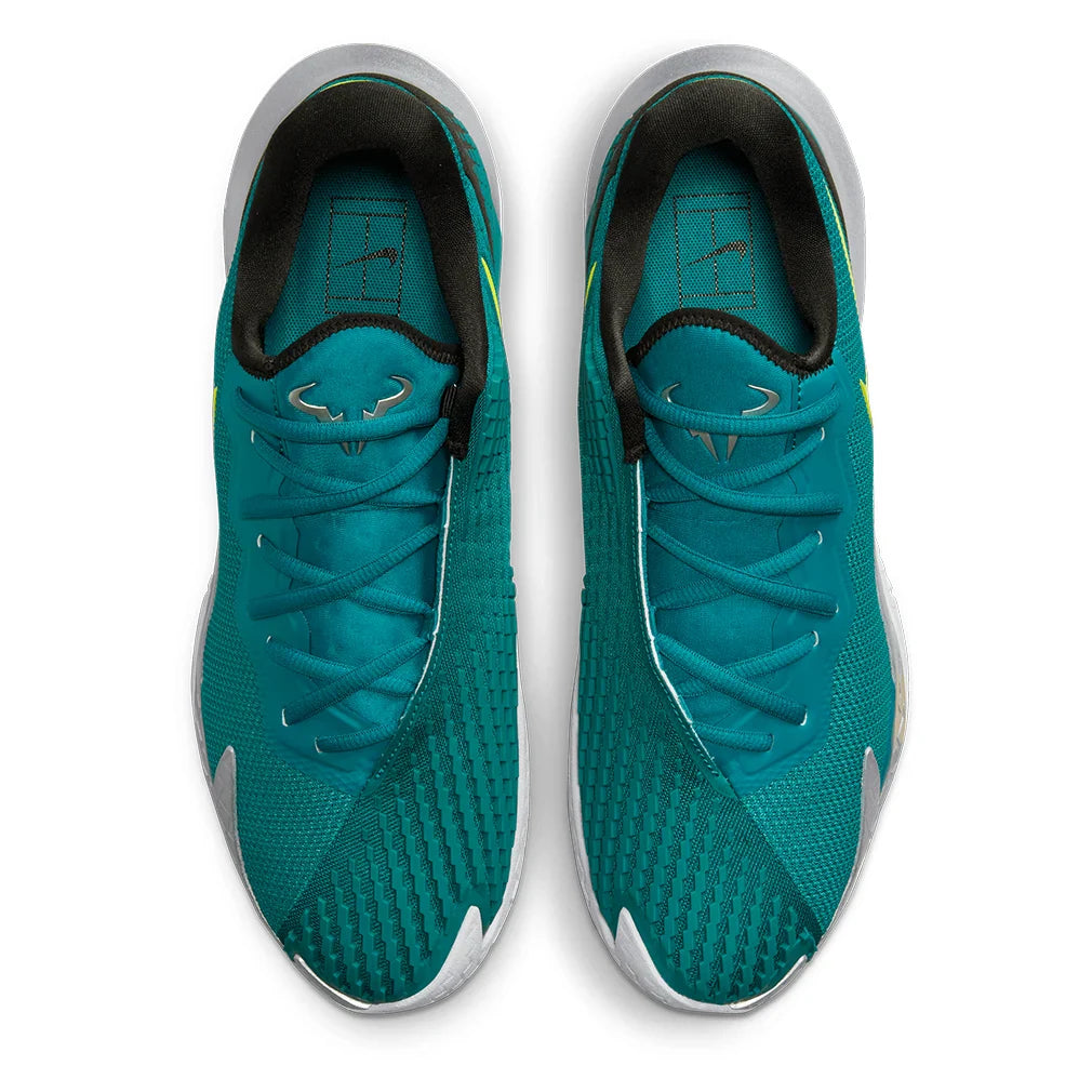 Men`s Rafa Zoom Vapor Cage 4 Tennis Shoes Bright Spruce and Atomic Green Footwear Nike