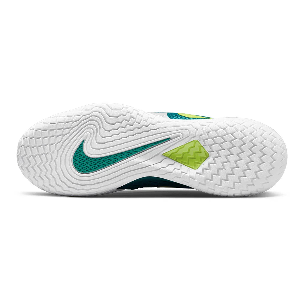Men`s Rafa Zoom Vapor Cage 4 Tennis Shoes Bright Spruce and Atomic Green Footwear Nike