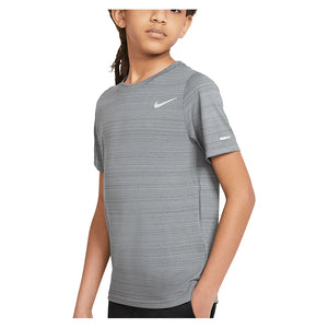 Boys` Dri-FIT Miler Short Sleeve Training Top Apparel Nike