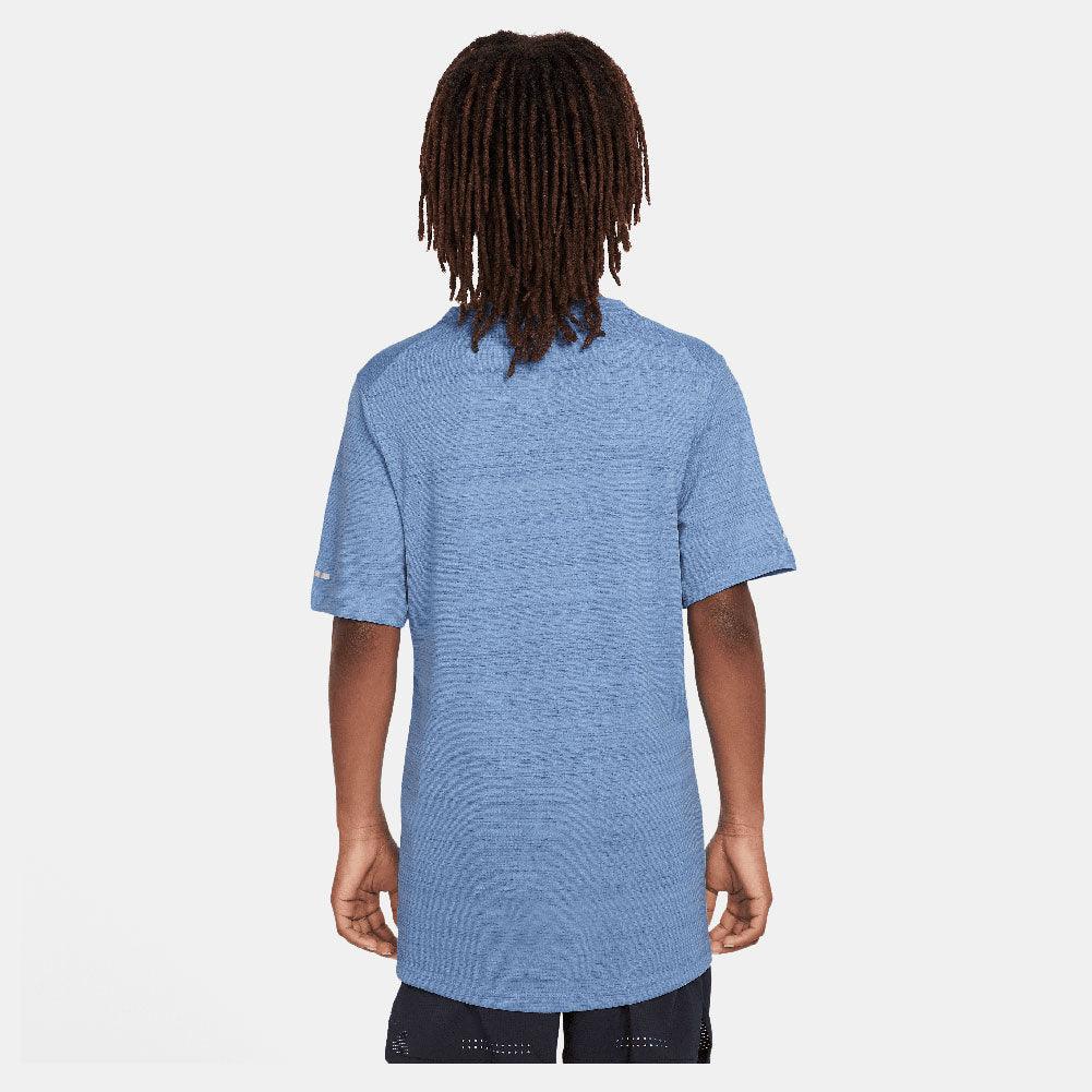 Boys' Dri-Fit Miler Short Sleeve Training Top Apparel Nike