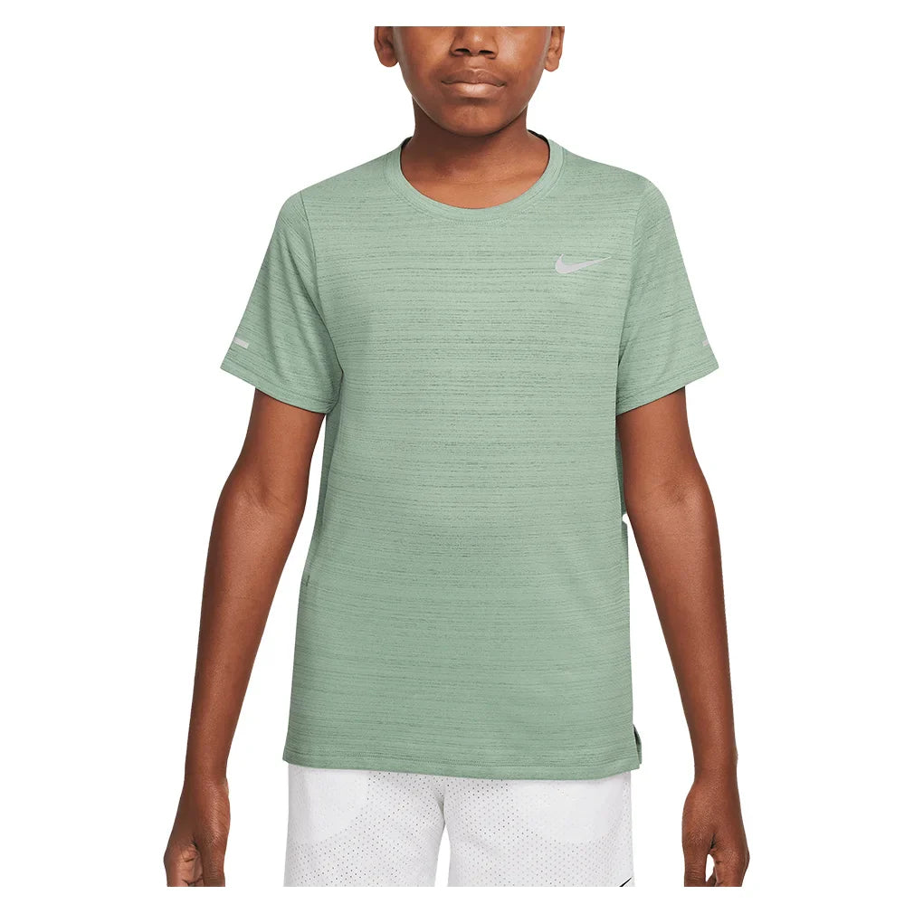 Boys` Dri-FIT Short Sleeve Miler Training Top Apparel Nike