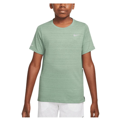 Boys` Dri-FIT Short Sleeve Miler Training Top Apparel Nike