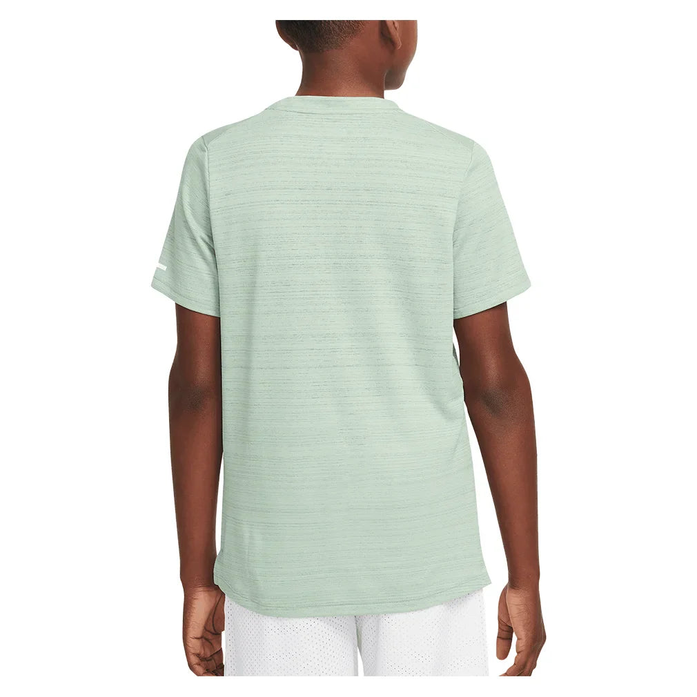Boys` Dri-FIT Short Sleeve Miler Training Top Apparel Nike