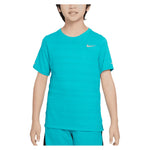 Boys` Dri-FIT Short Sleeve Miler Training Top Apparel Nike