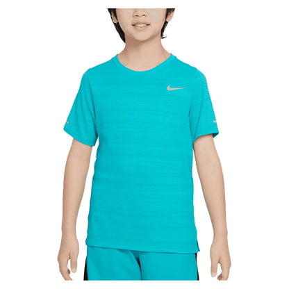 Boys` Dri-FIT Short Sleeve Miler Training Top Apparel Nike
