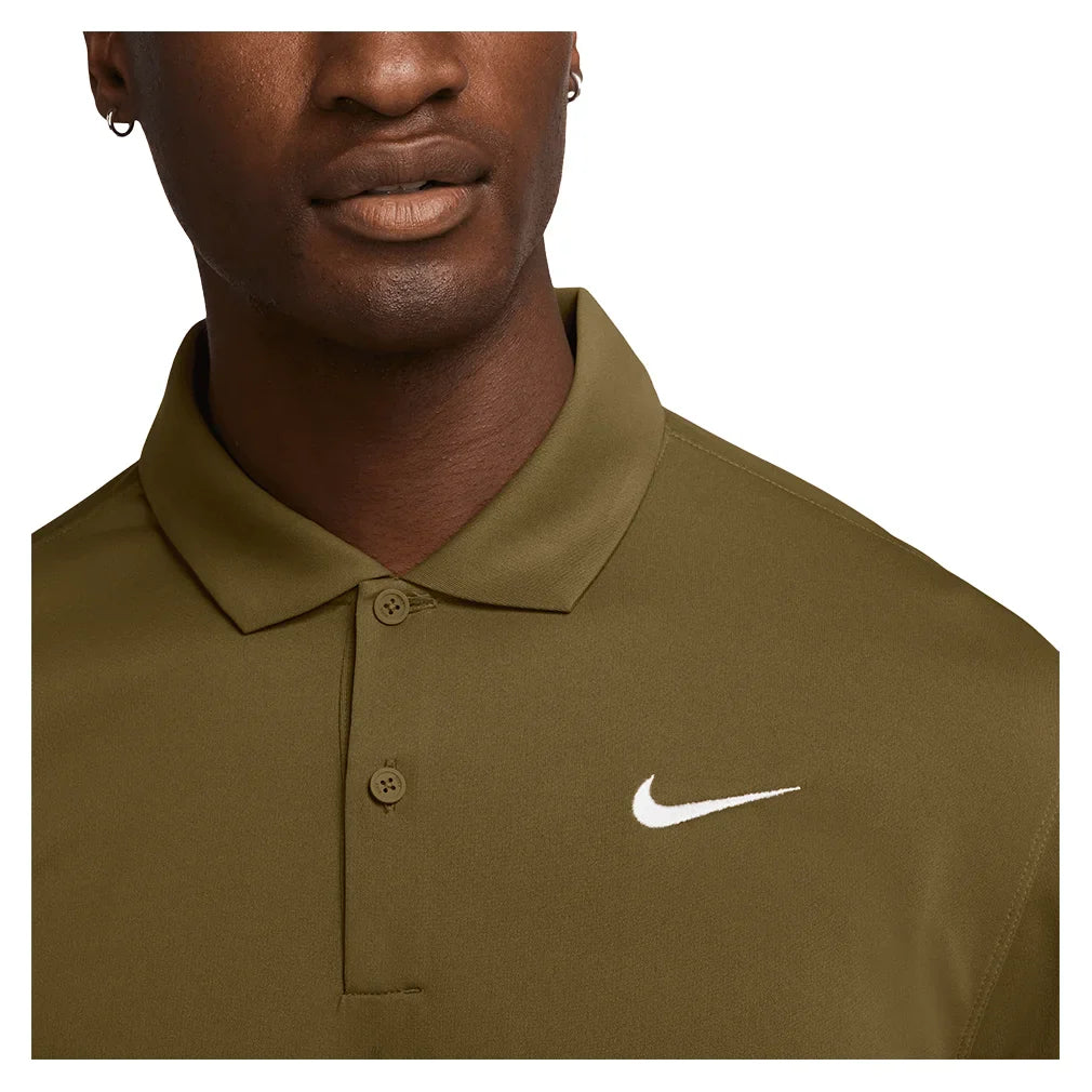 Men`s Court Dri-FIT Victory Solid Tennis Polo Apparel Nike