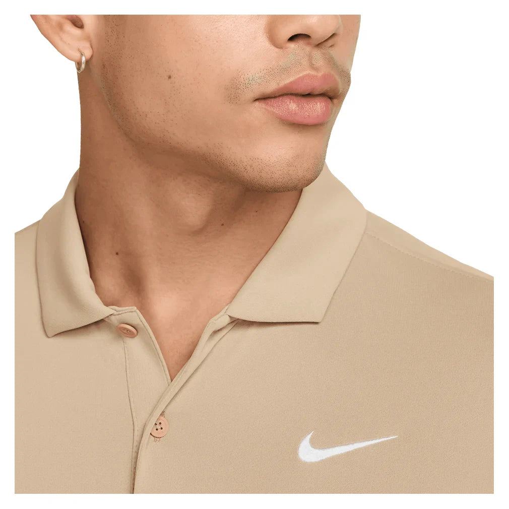 Men`s Court Dri-FIT Victory Solid Tennis Polo Apparel Nike