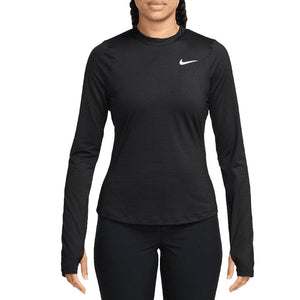 Women`s Dri-Fit Victory Long Sleeve Print Tennis Top Apparel Nike