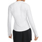Women`s Dri-Fit Victory Long Sleeve Print Tennis Top Apparel Nike