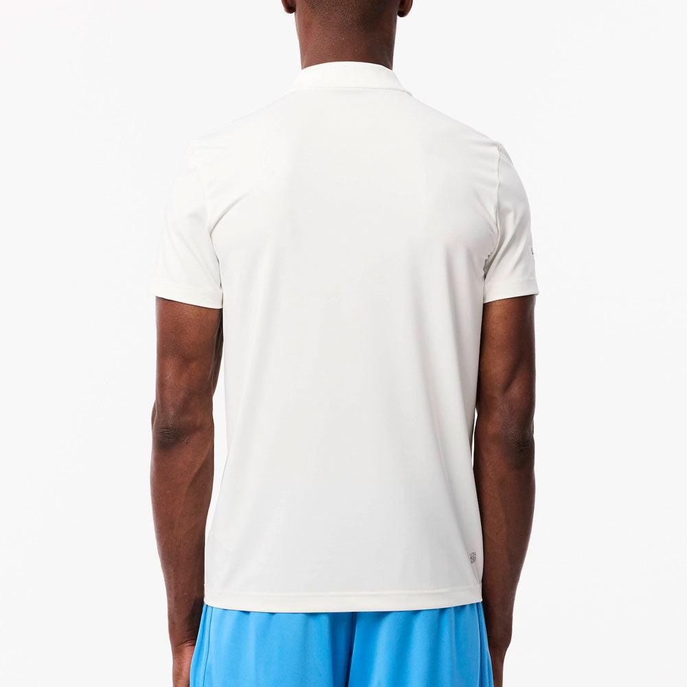 Men`s Daniil Medvedev Ultra-Dry Tennis Polo White Apparel Lacoste