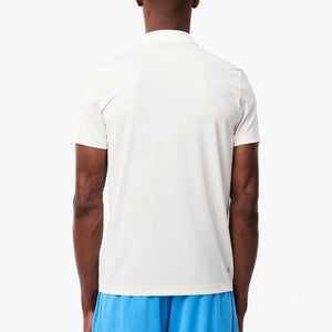 Men`s Daniil Medvedev Ultra-Dry Tennis Polo White Apparel Lacoste